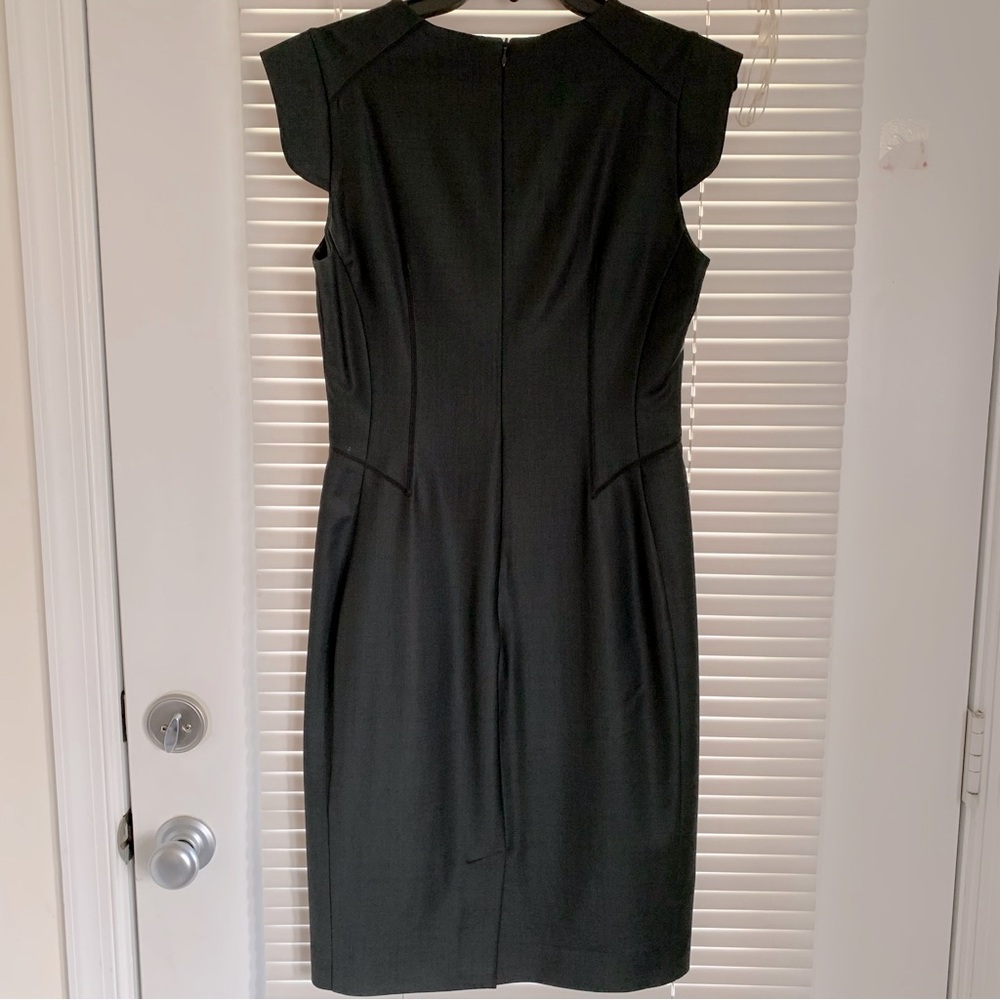 Ted Baker London Edid Wool Sheath Dress charcoal grey - Picture 5 of 16